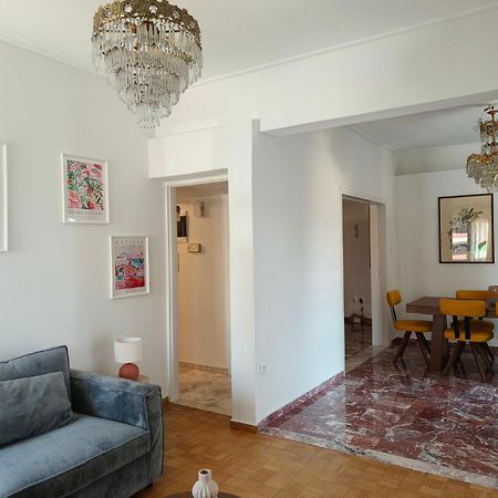 Apartament Stylish Artistic Flat With View, Three Min To Metro Ateny Zewnętrze zdjęcie
