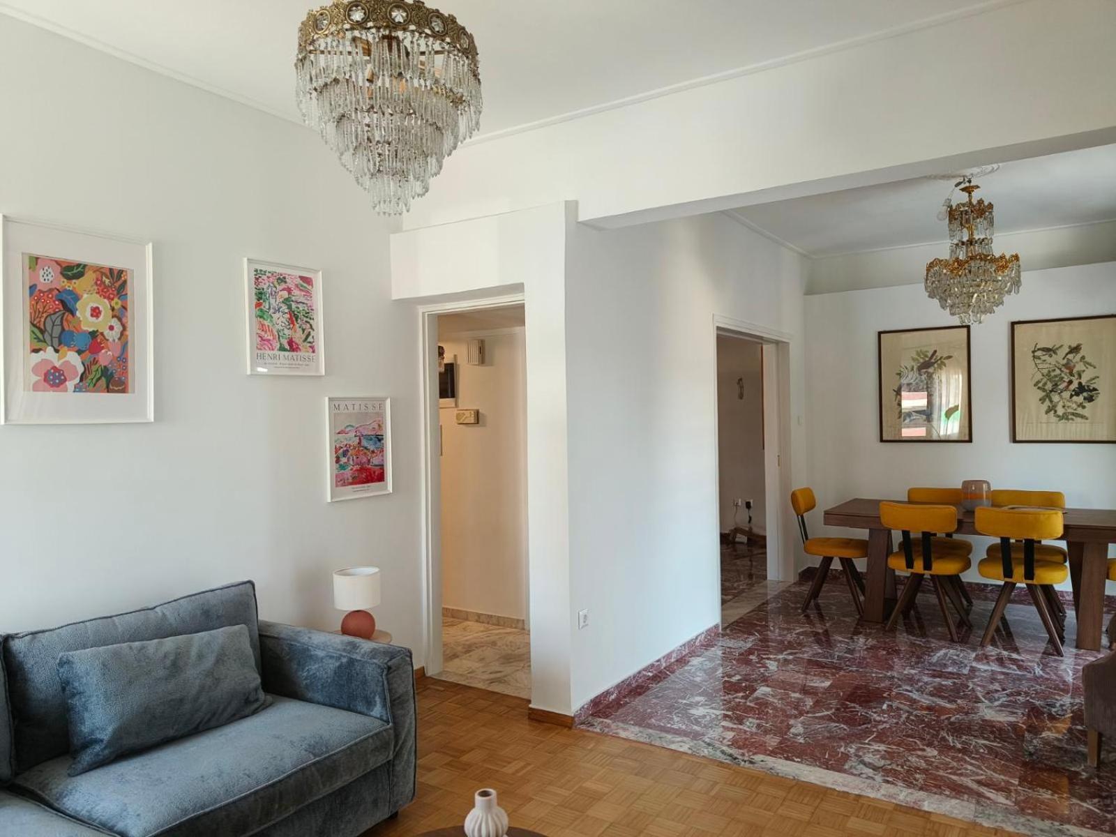 Apartament Stylish Artistic Flat With View, Three Min To Metro Ateny Zewnętrze zdjęcie