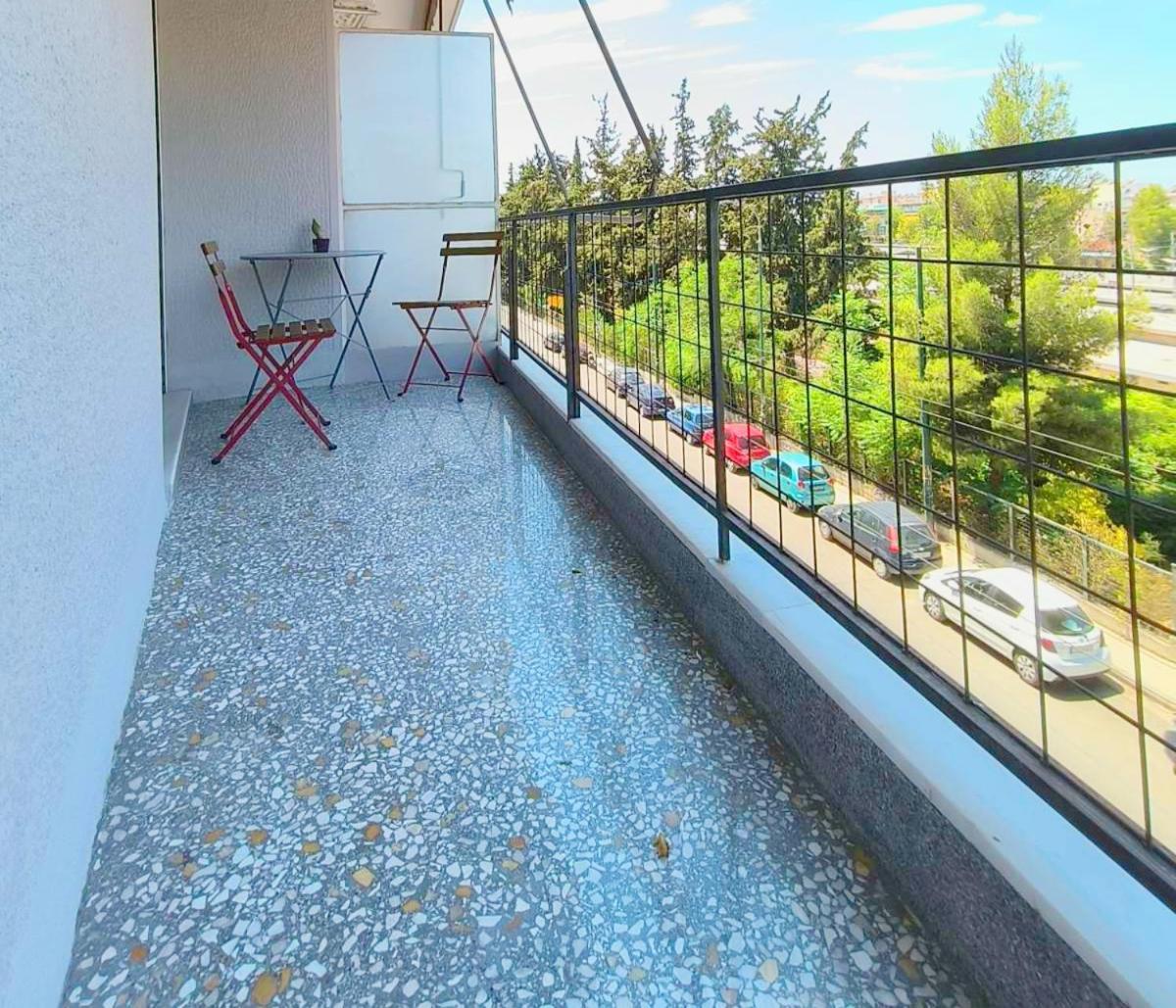 Apartament Stylish Artistic Flat With View, Three Min To Metro Ateny Zewnętrze zdjęcie