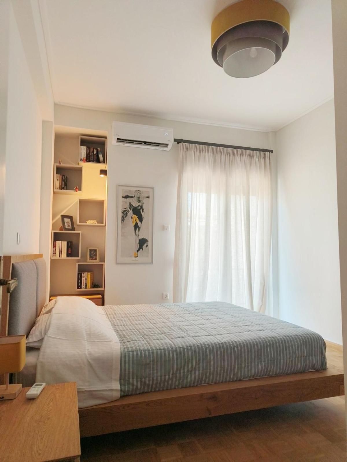 Apartament Stylish Artistic Flat With View, Three Min To Metro Ateny Zewnętrze zdjęcie